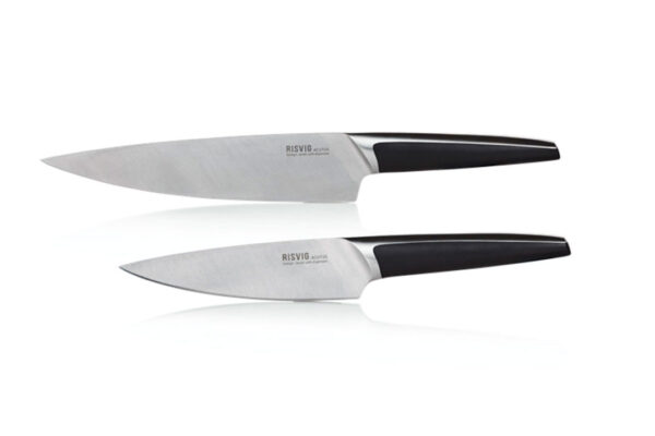 Kokkeknivsæt med to knive fra Risvig