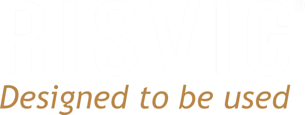 Risvig Design logo hvid